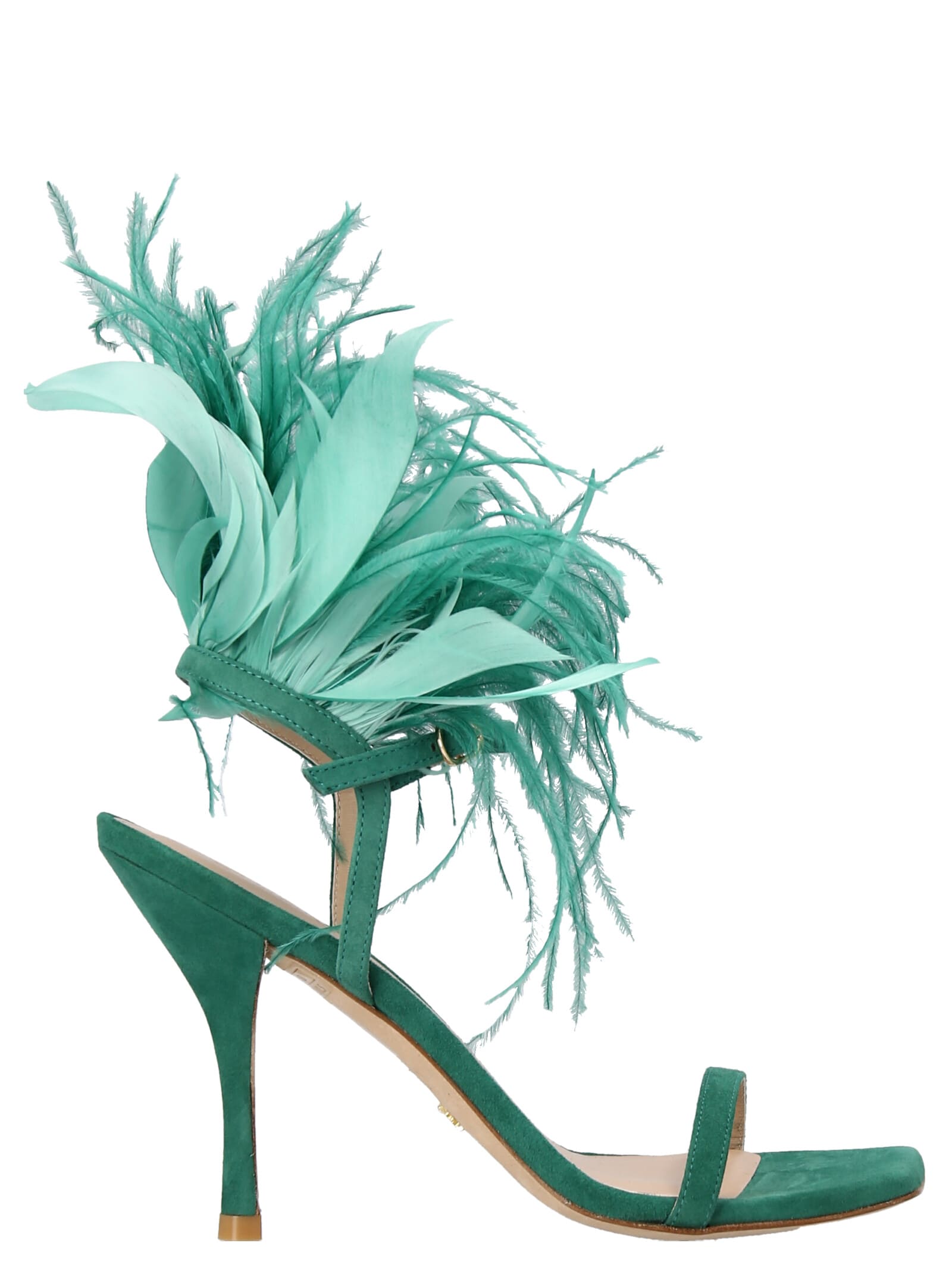 サンダル・ミュール Stuart Weitzman SS23 'Plume' sandals (SD582 ESMERALDA) Stuart Weitzman 'plume' Sandals | italist