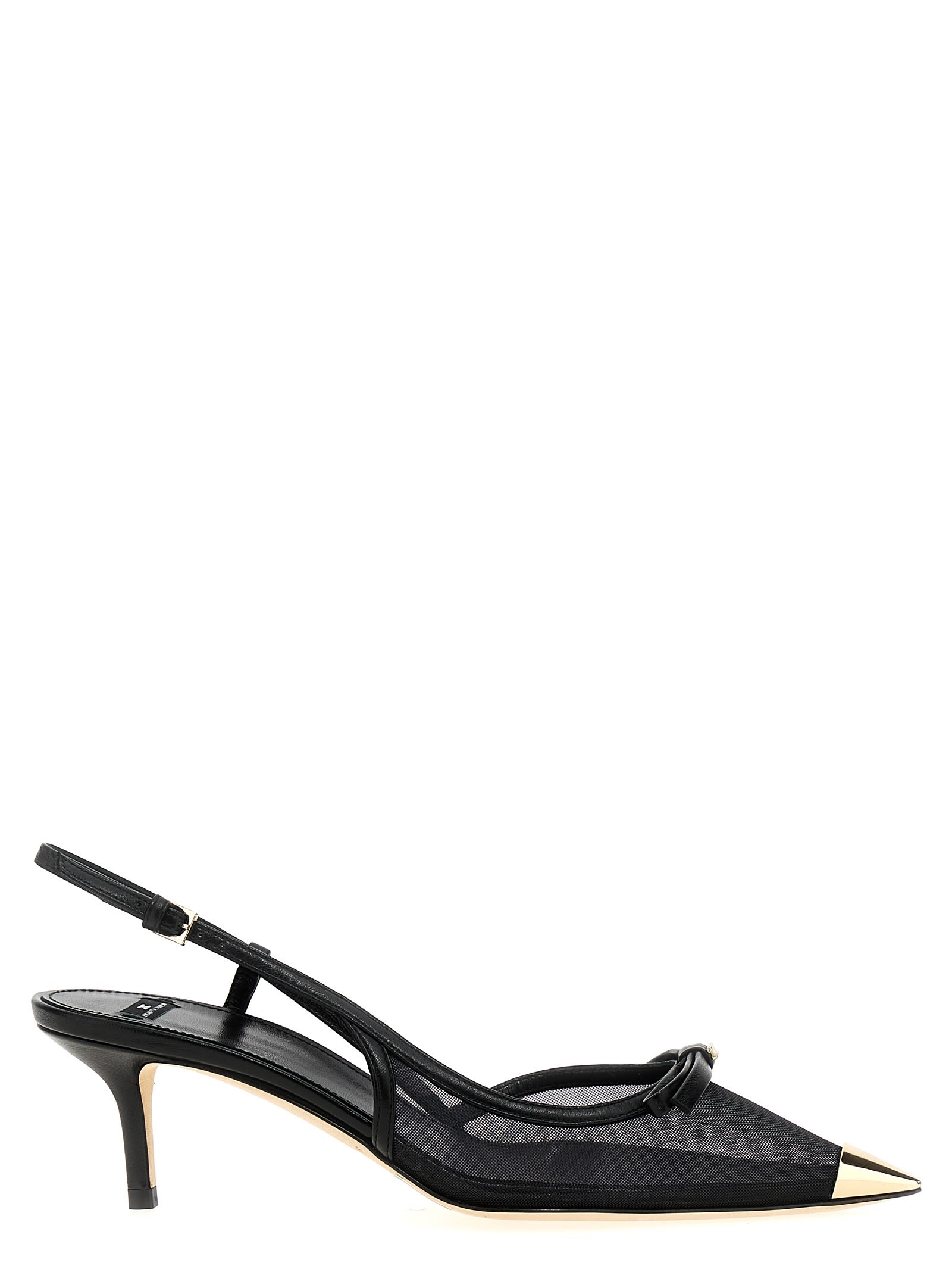 サンダル・ミュール ELISABETTA FRANCHI SS25 Bow slingback (SA71L51E2 110) Elisabetta Franchi Bow Slingback | italist
