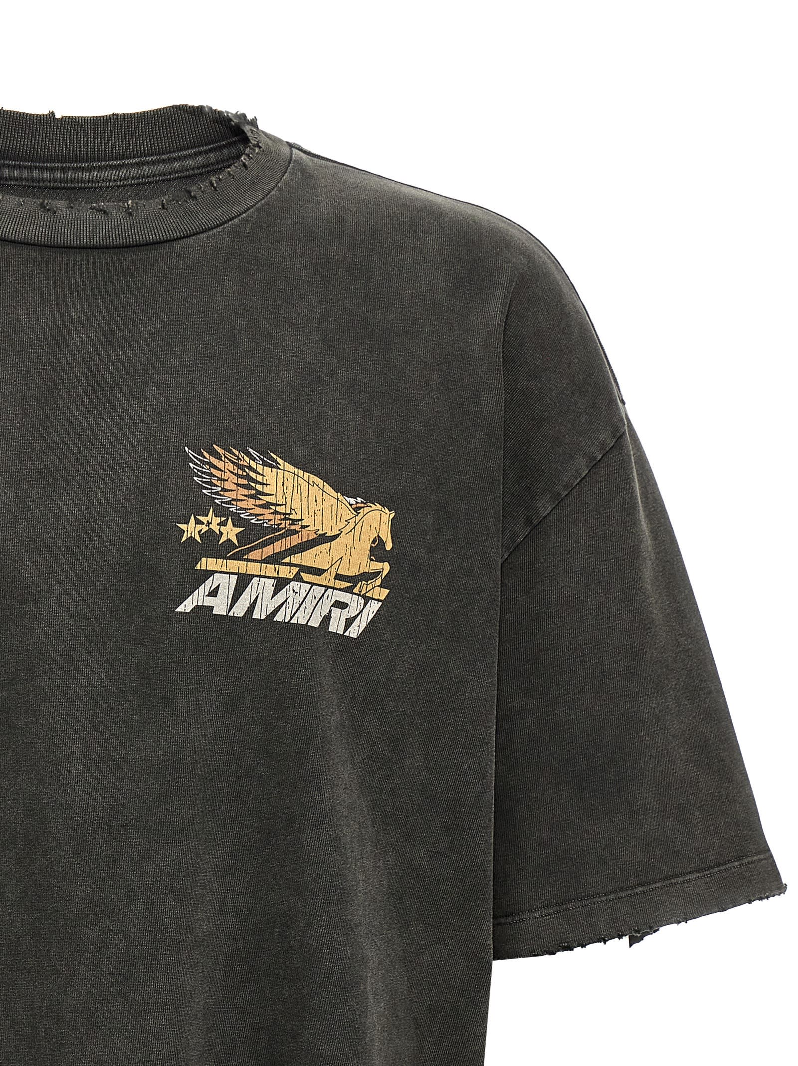 エターナルな魅力【AMIRI】'vintage Pegasus Os' T-shirt AMIRI 'vintage Pegasus Os' T-shirt | italist