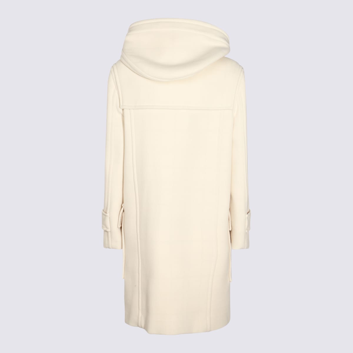 Burberry White Wool Coat | italist