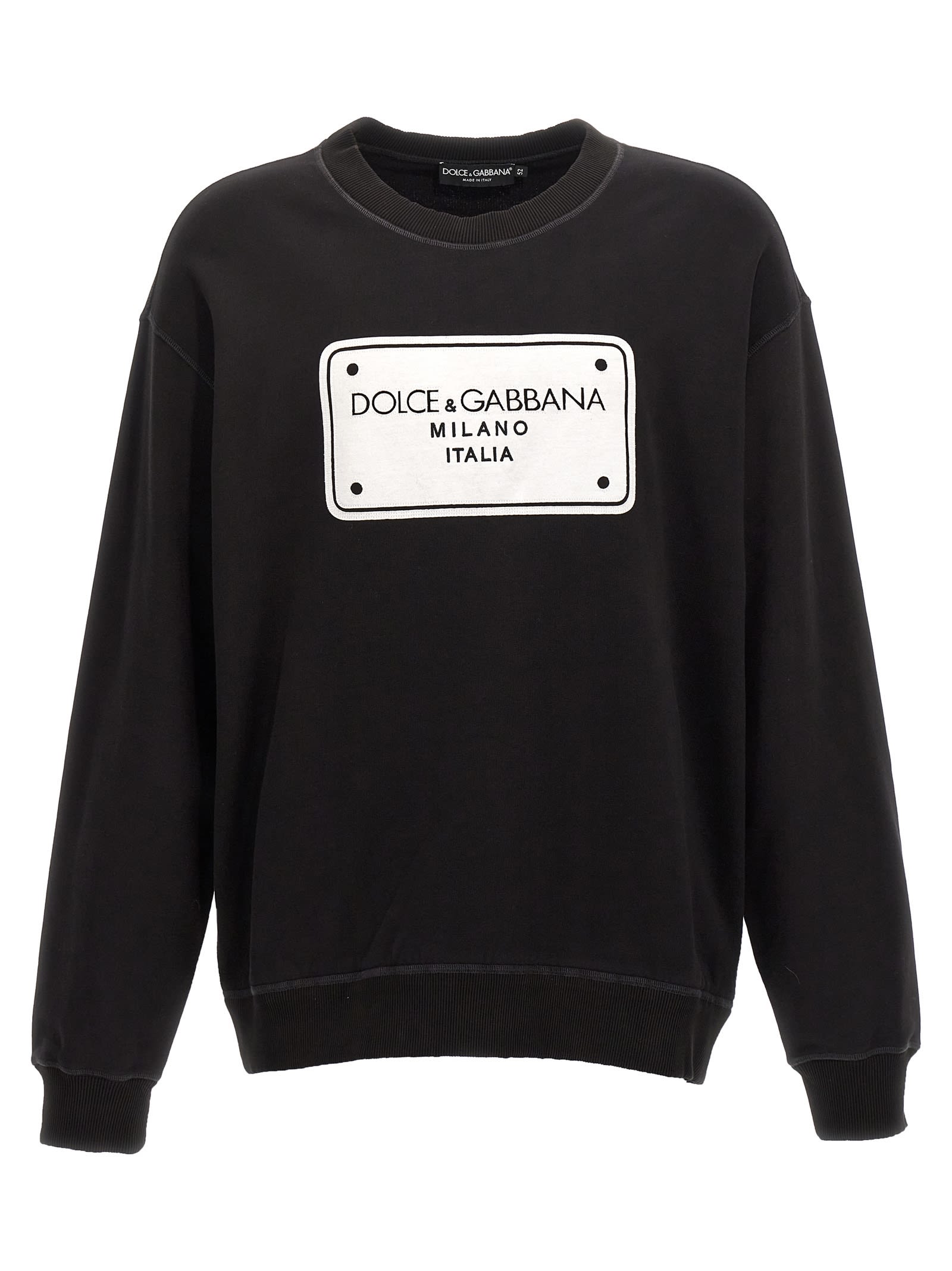 【関税＆送料込み】Dolce & Gabbana Dg Essentials Crew Neck DG Essential men's sweatshirts and Knitwear | Dolce&Gabbana®