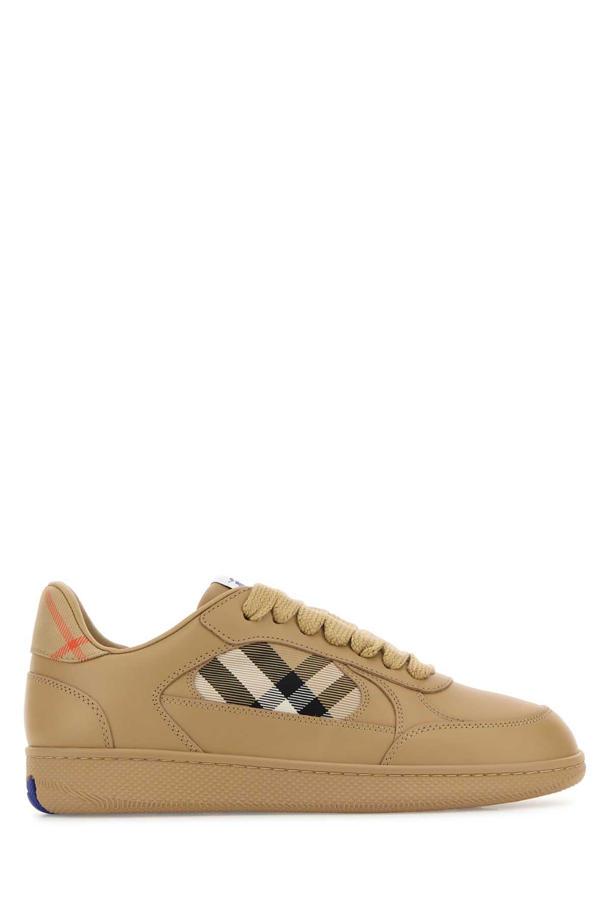 スニーカー Burberry Beige Leather Terrace Sneakers Burberry Beige Leather Terrace Sneakers | italist