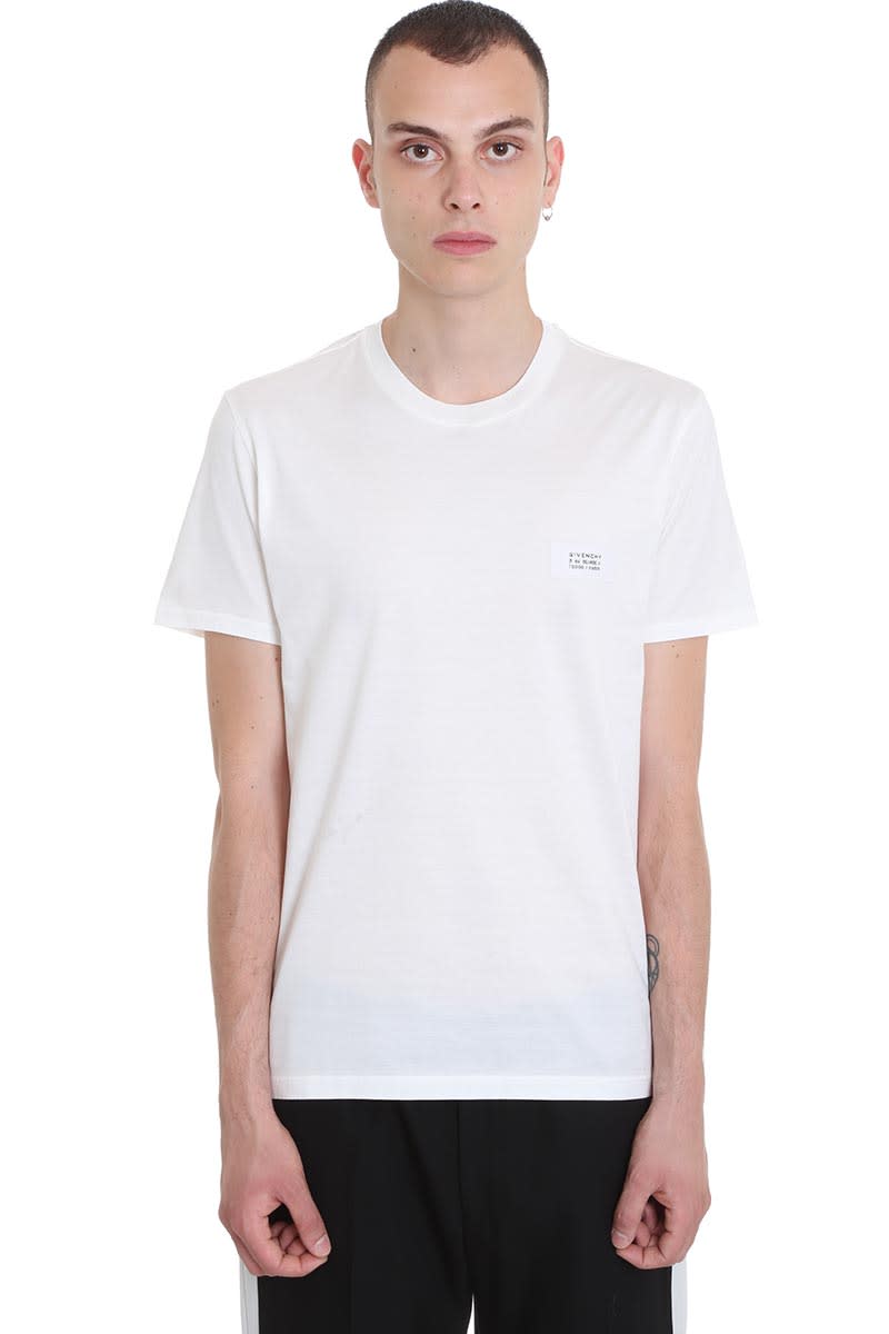 【関税込み】Givenchy ホワイト アイレット Tシャツ Givenchy T-shirt In White Cotton | italist