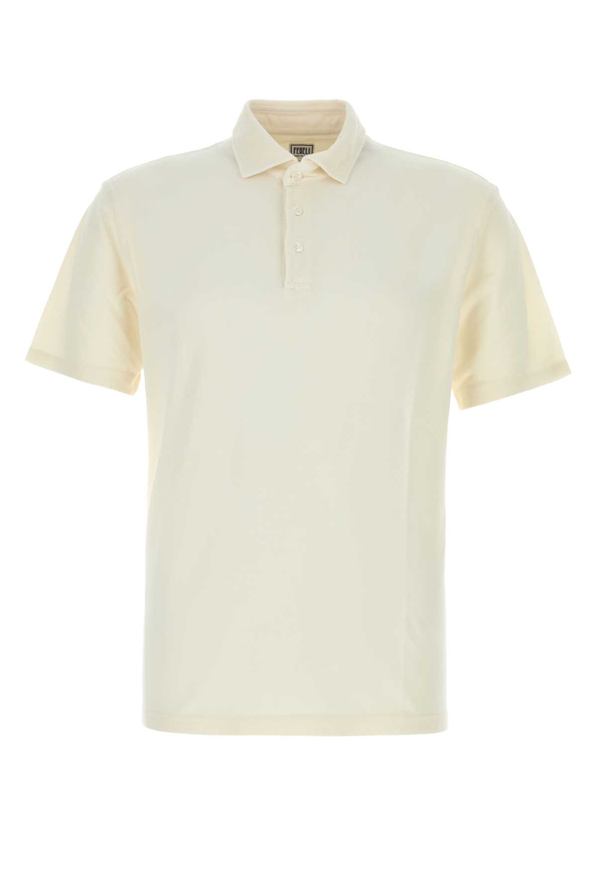 Tシャツ・カットソー Fedeli SS25 White piquet polo shirt (8UEF0130 163) Zero Superlight Piquet Short Sleeve Polo – Fedeli