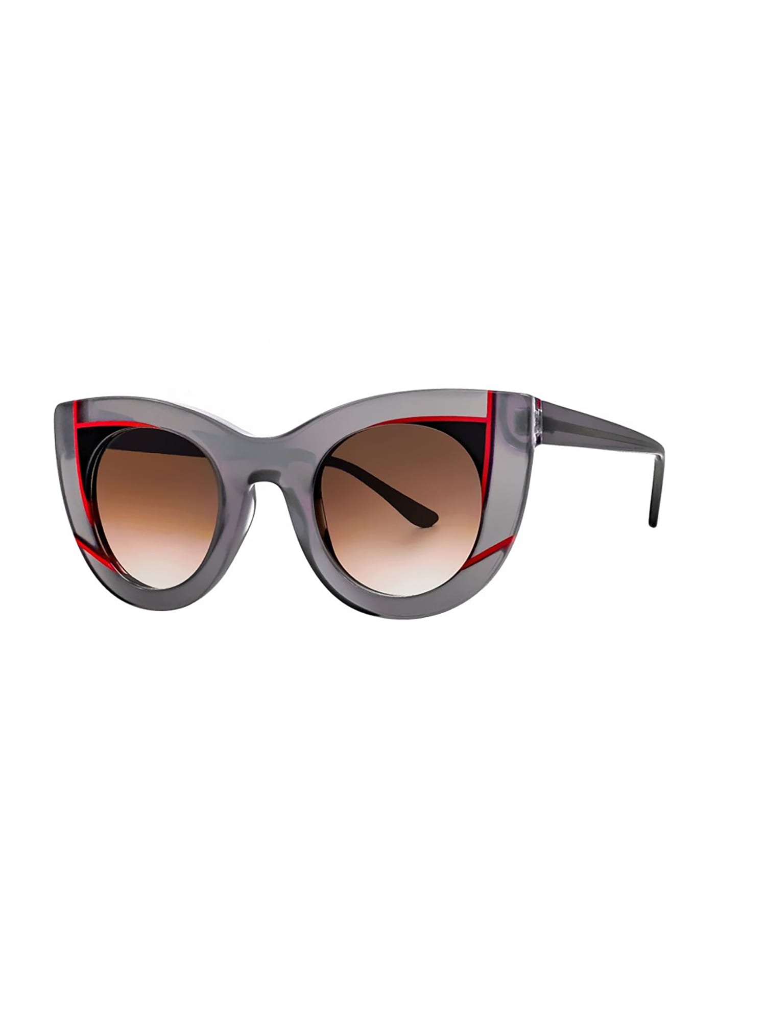 サングラス THIERRY LASRY Woman Sunglasses Transparent WAVVVY 01 Thierry Lasry WAVVVY Cat Eye Sunglasses for Women – THIERRY