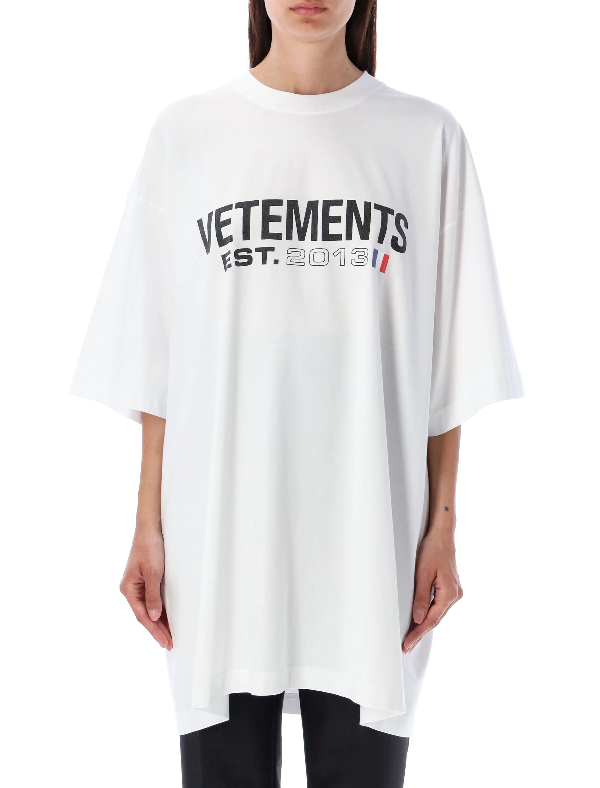 VETEMENTS T-shirt Flag Logo | italist