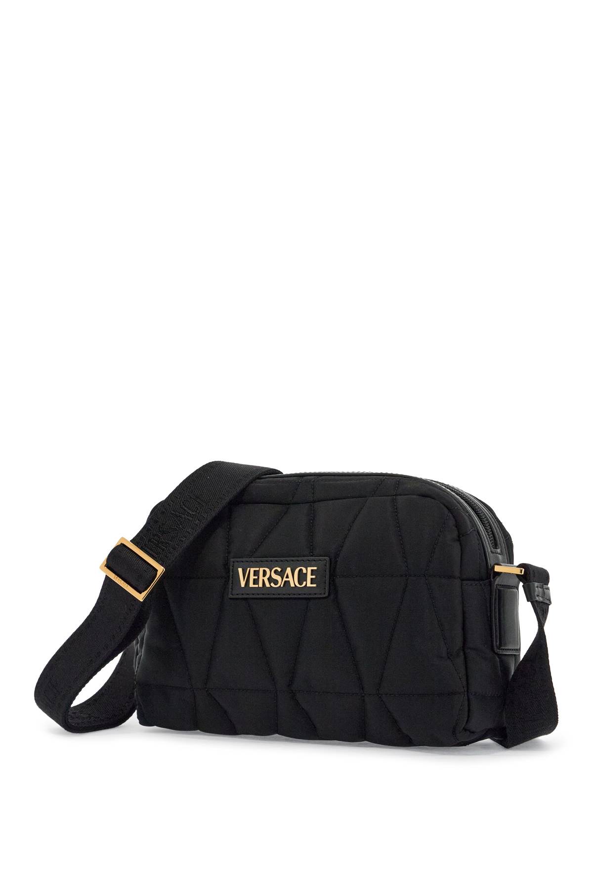 【送料&関税込】Versace Quilted Nylon Camera Bag With Versace Quilted Nylon Camera Bag With | italist