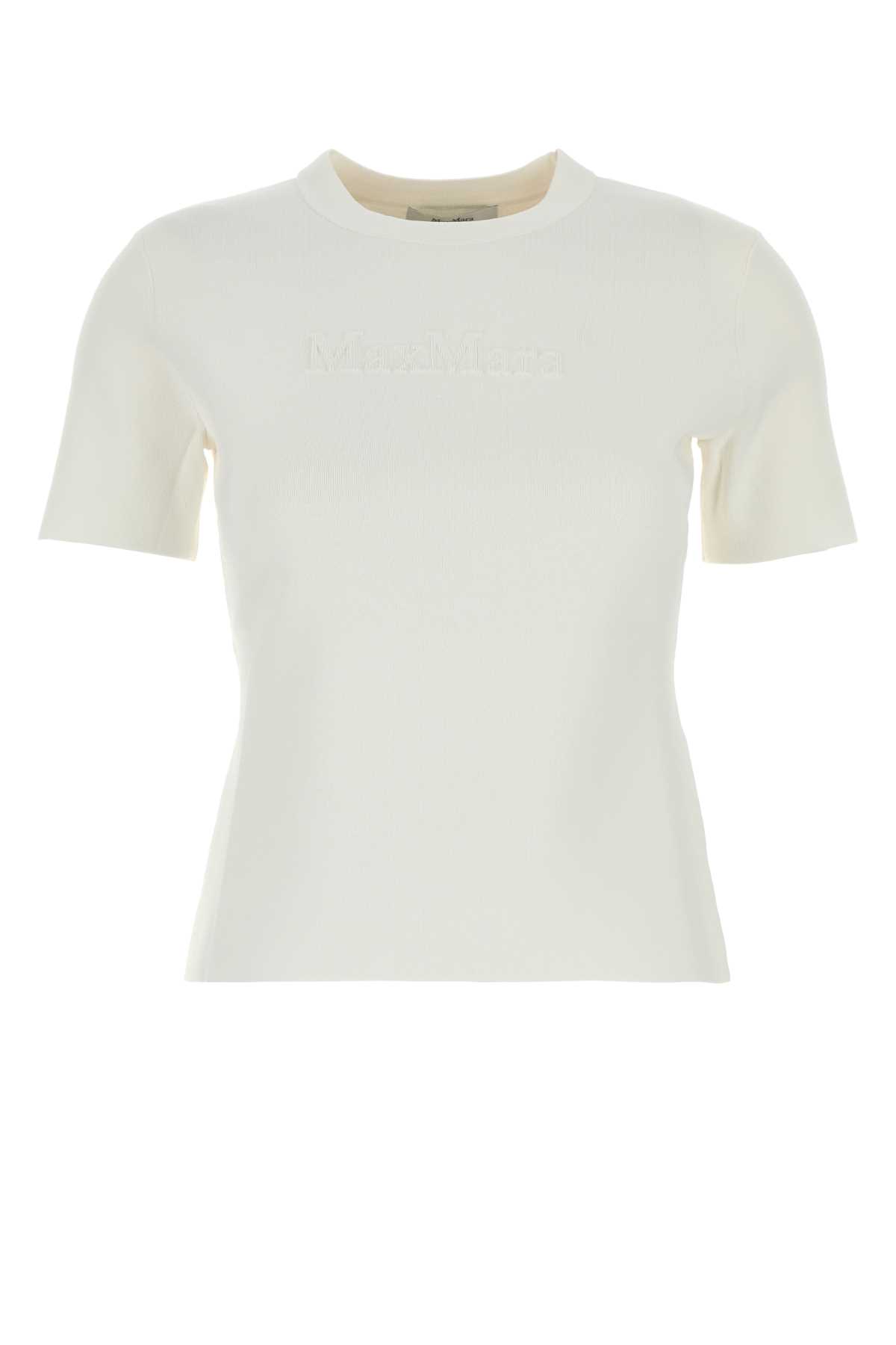 Tシャツ・カットソー Max Mara White Viscose Blend Adelio T-Shirt Max Mara White Viscose Blend Adelio T-shirt | italist