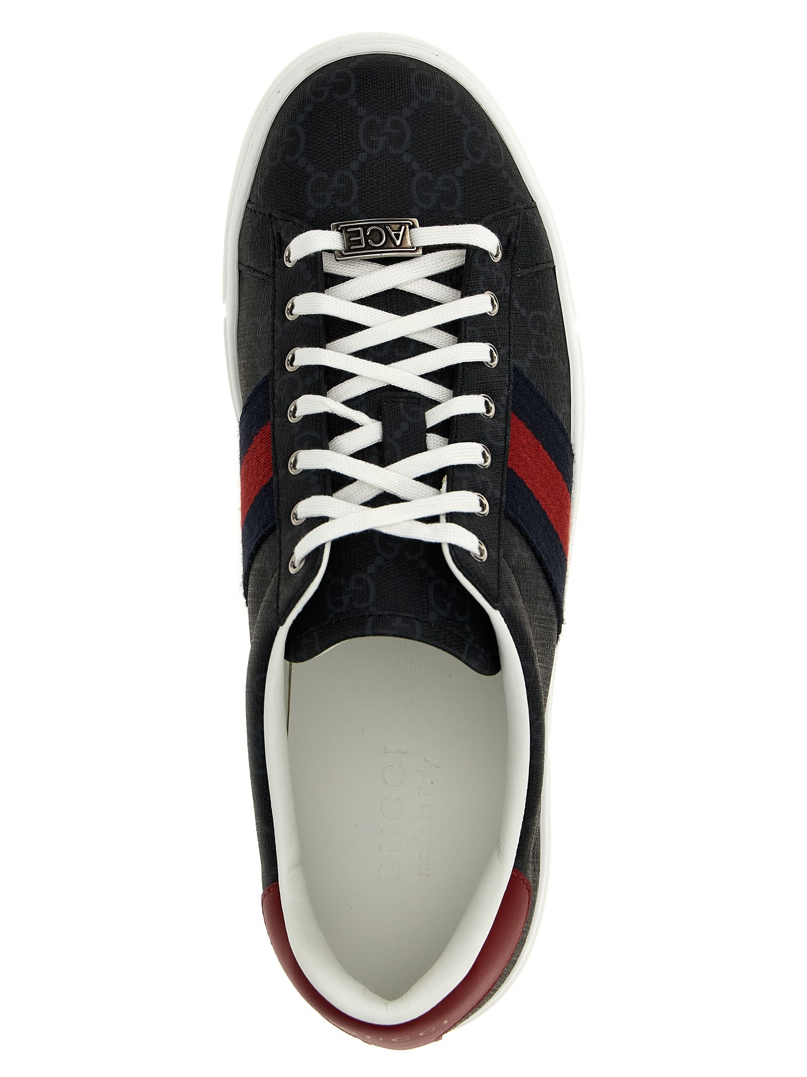 【関税負担】 GUCCI CLASSIC ACE SNEAKERS Men's Ace sneaker with bee in white leather | GUCCI® US