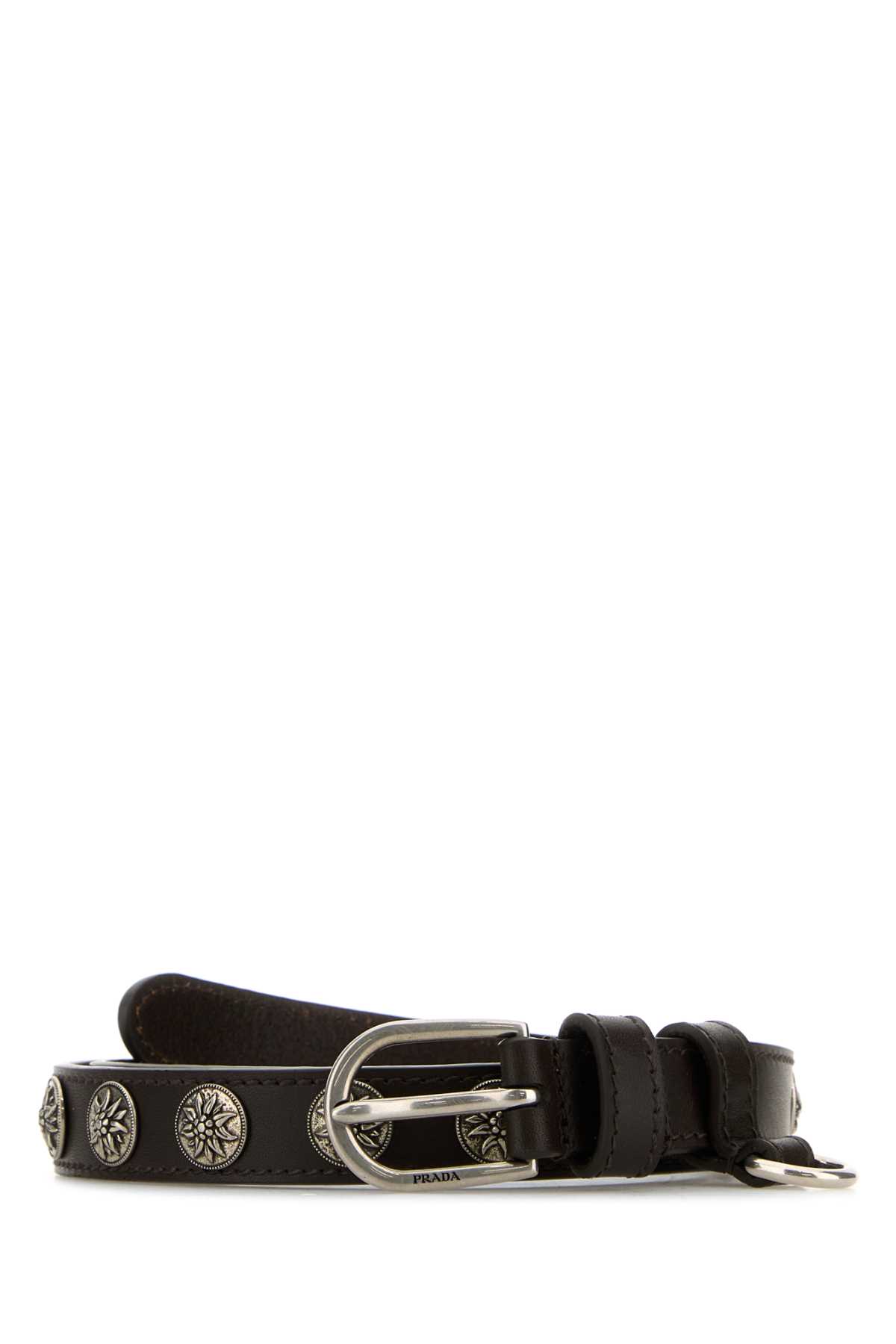 ベルト Prada Chocolate Leather Belt Prada Chocolate Leather Belt | italist