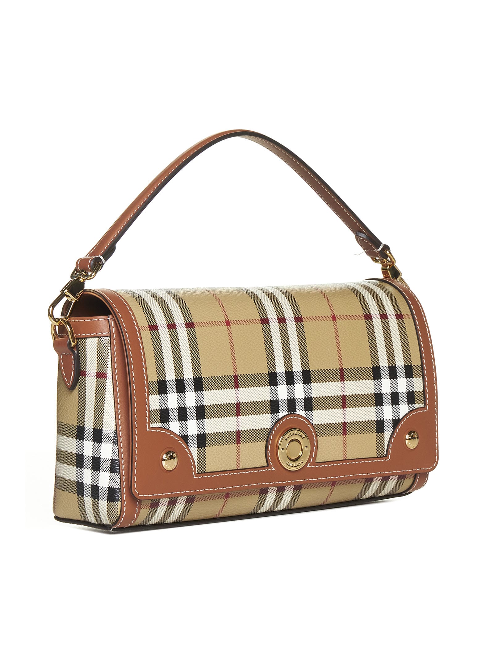 [Burberry] Check Note Shoulder Bag ☆送料込☆ Burberry Note Shoulder Bag | italist