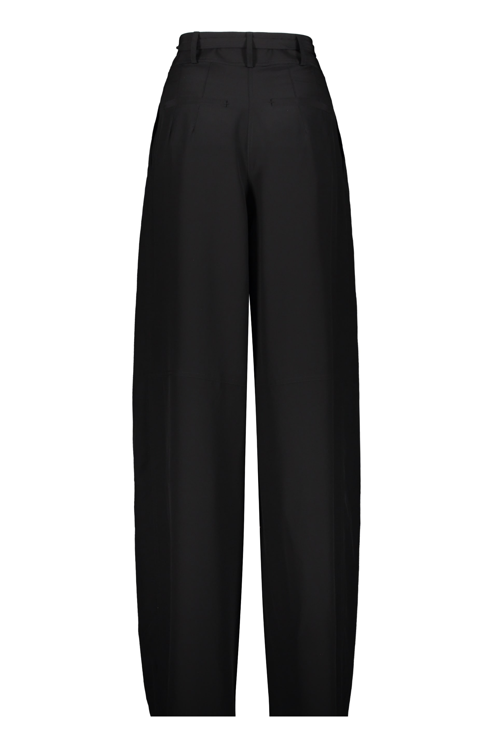 【送料&関税込】Ferragamo Logo Belt Silk Pants Ferragamo Logo Belt Silk Pants | italist