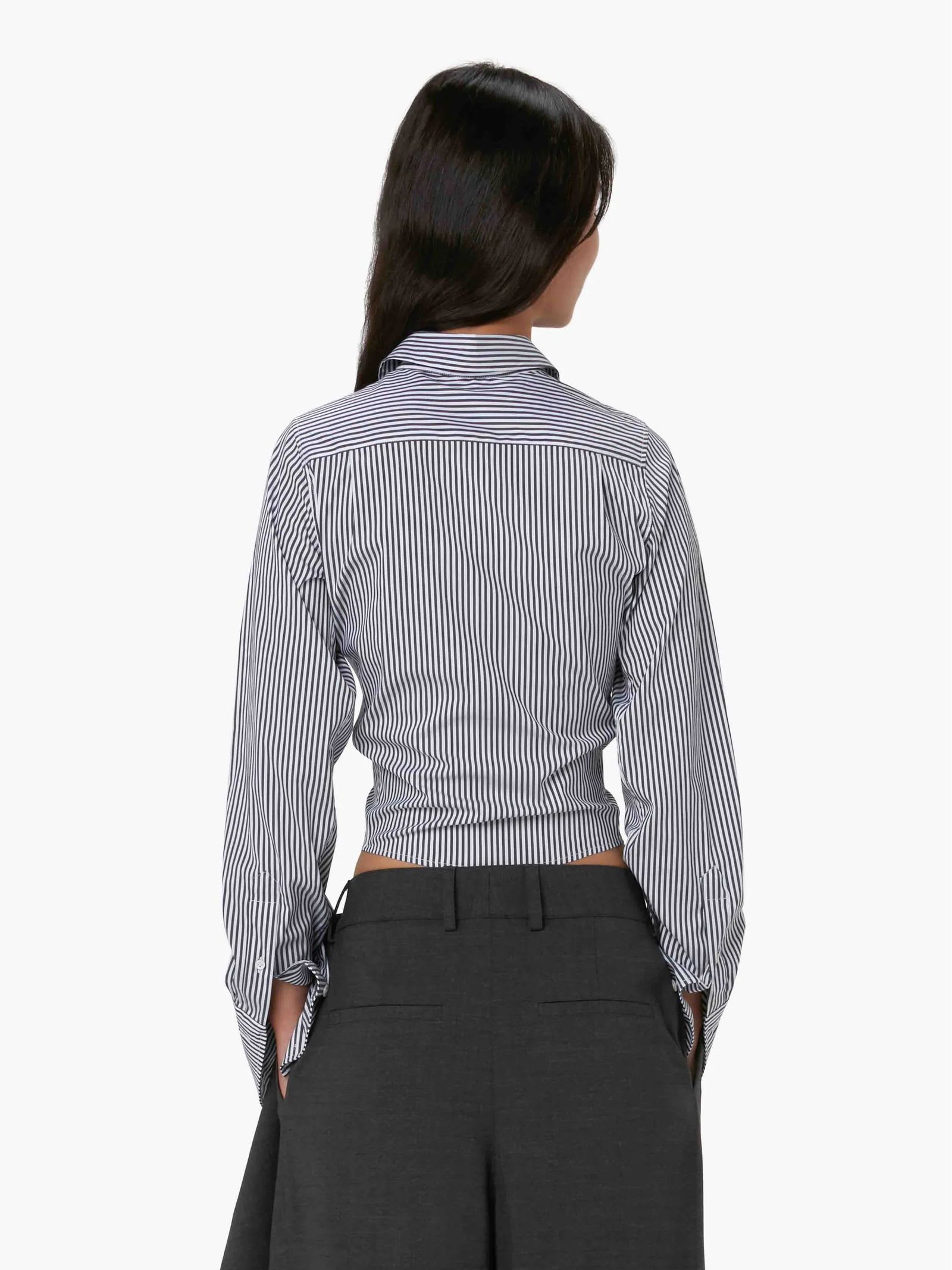 J.W. Anderson Striped Shrunken Shirt | italist