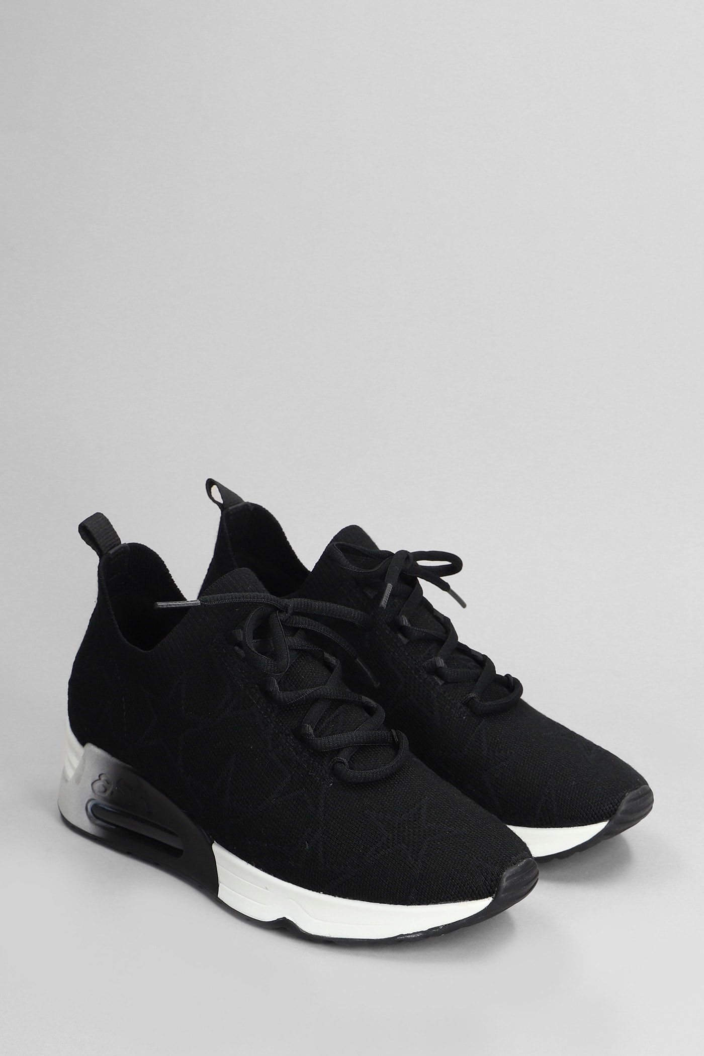 Ash Lucky Star Sneakers In Black Fabric italist