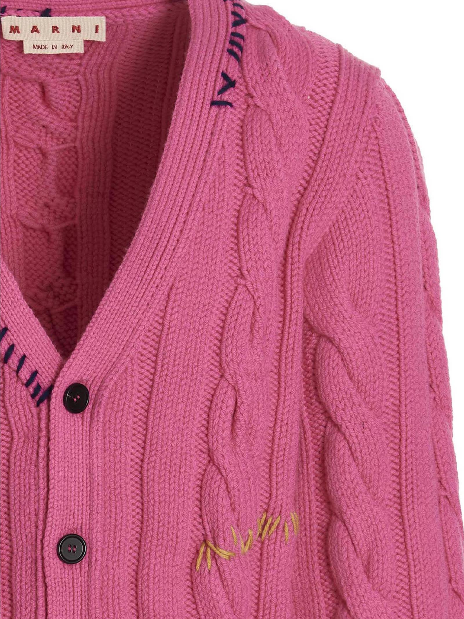 Monogram Flower Marinière Cardigan - Women - Ready-to-Wear