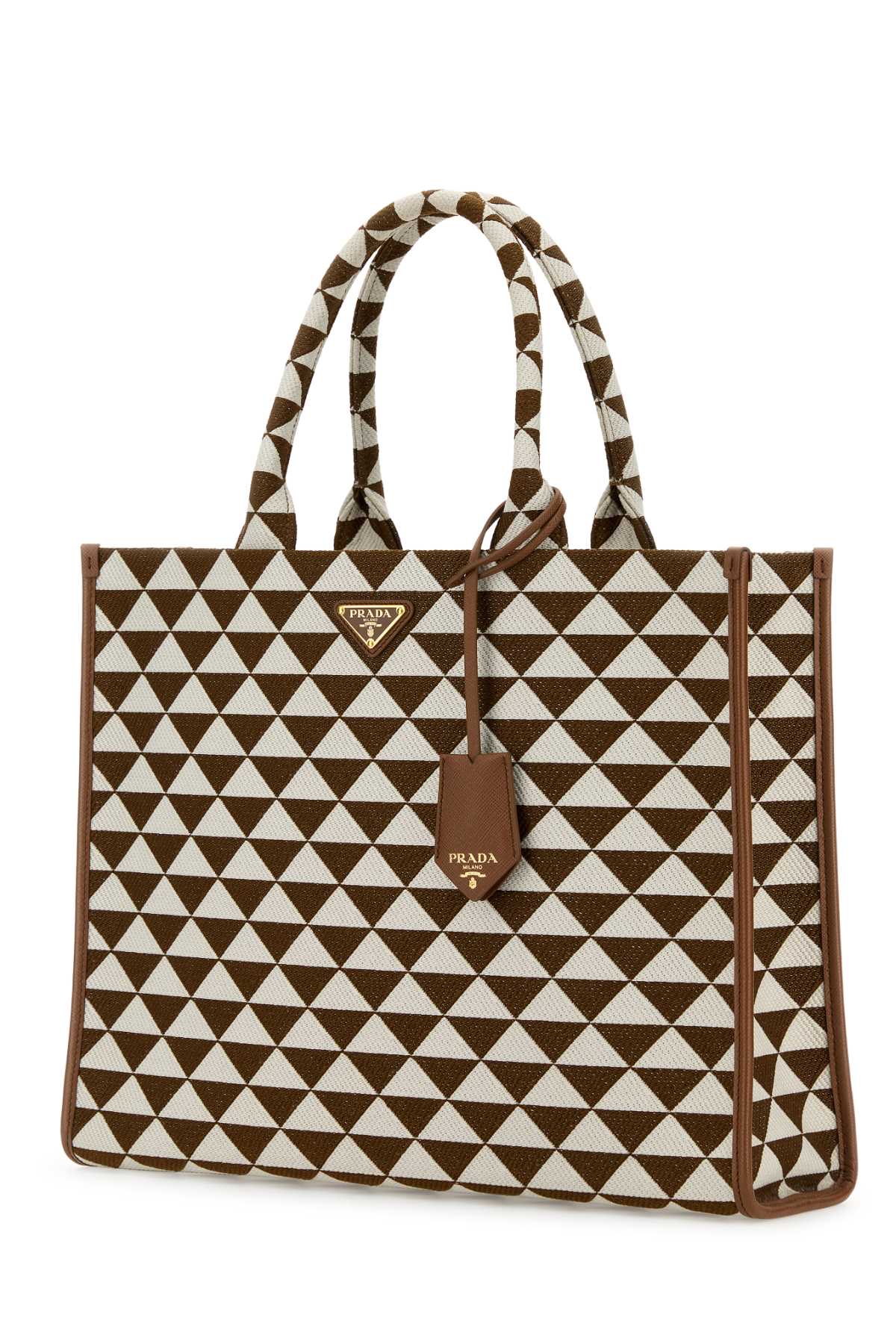 トートバッグ Prada Embroidered Fabric Large Symbole Shopping Bag b73df58cd9628710e57d87ff5600a7