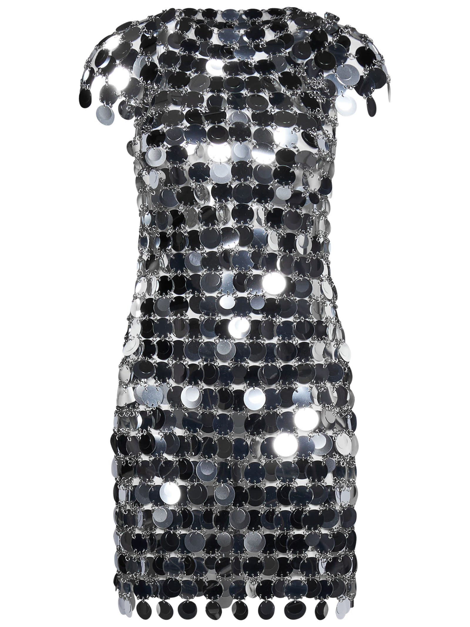 black maxi sequins mini dress