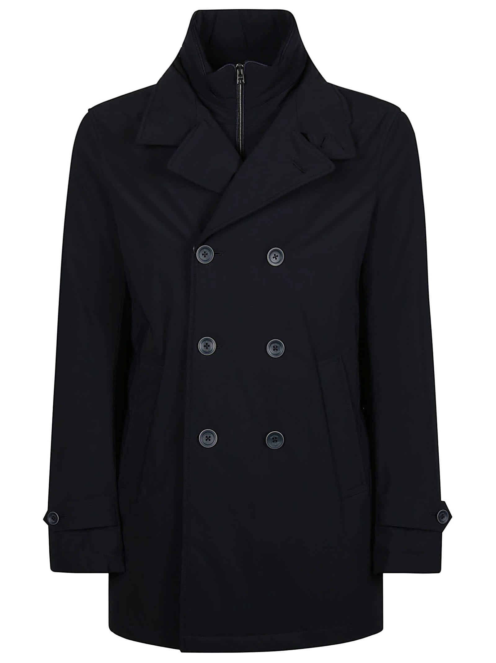 ピーコート Herno DOUBLE BREASTED BUTTON WASHINGTON PEACOAT Herno Washington Peacoat | italist