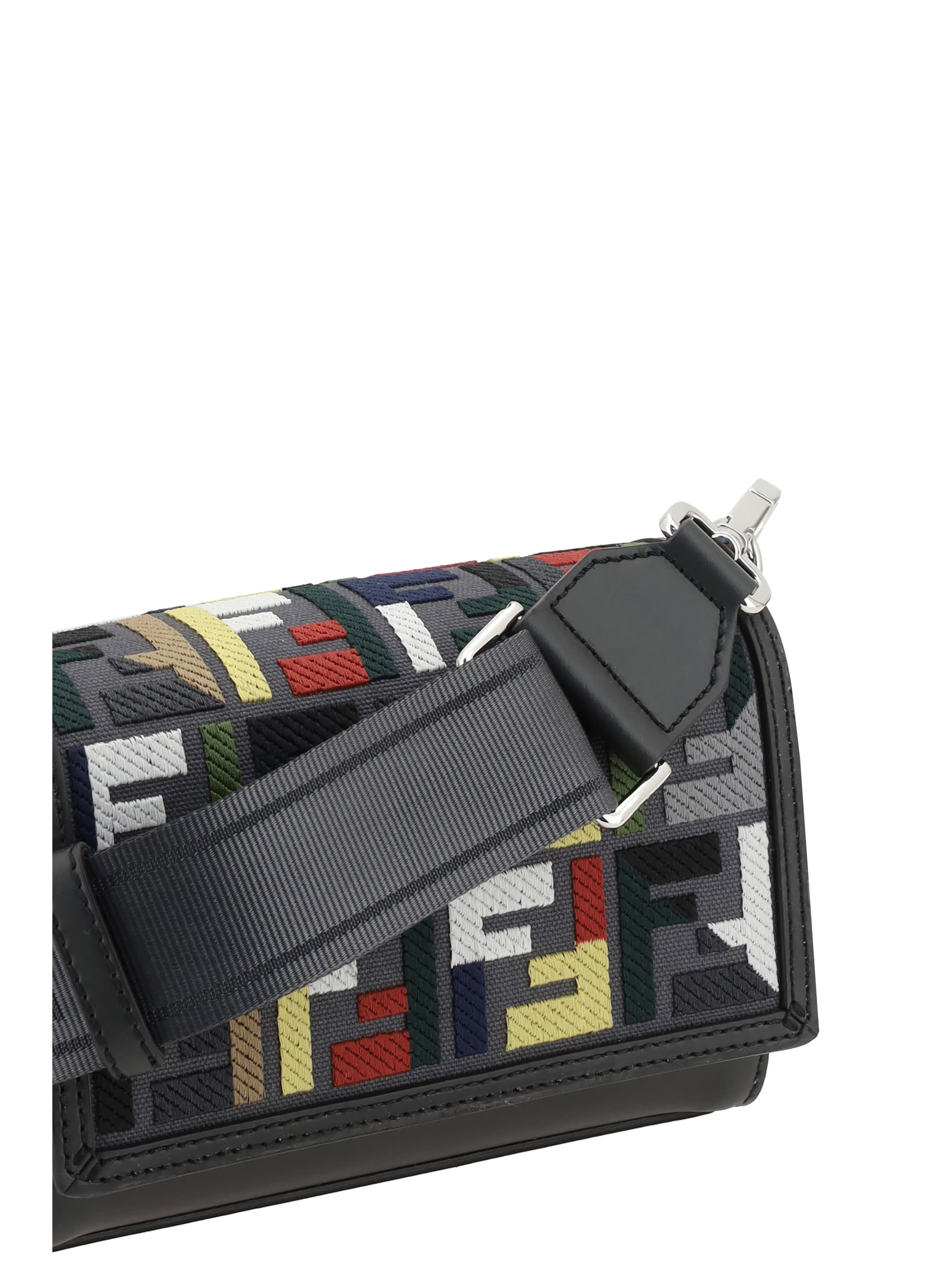 ショルダーバッグ FENDI Men Shoulder bag Multicolor 7M0363ATFQ F19KF Fendi Multicolor Zucchino Print Coated Canvas Accessories