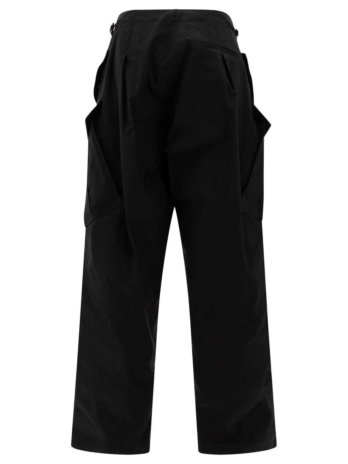 【関税込み】alexander mcqueen Pantalone cargo Alexander McQueen Cargo Trousers With Pleat In Black