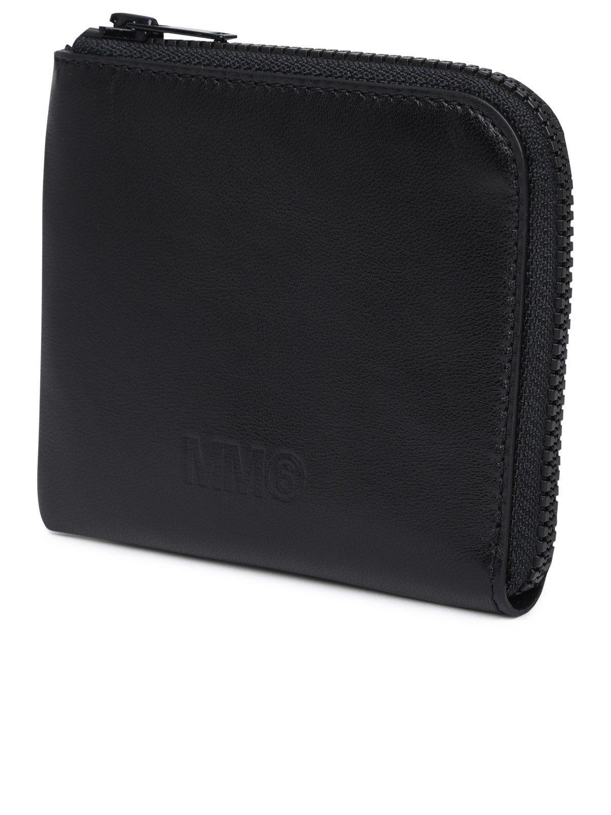 【MM6 Maison Margiela】Logo Zip Around Wallet/全国送料込み b8472ef13733ebb1d3a3719ffe5511