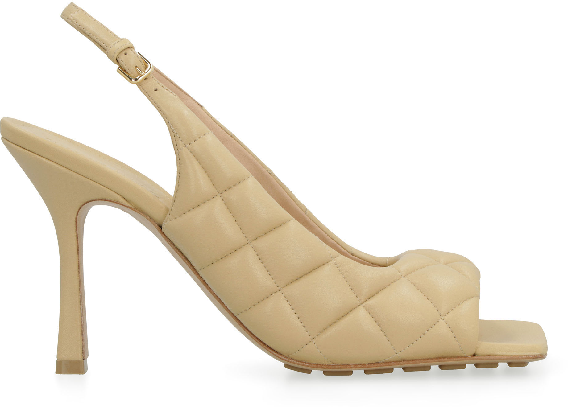 Bottega Veneta Padded Leather Slingback Pumps | italist
