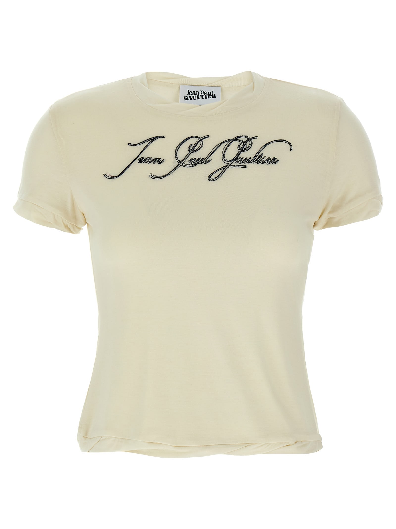 Tシャツ・カットソー JeanPaul GAULTIER 'The Ecru Tattoo' T-shirt Jean Paul Gaultier 'the Ecru Tattoo' T-shirt | italist
