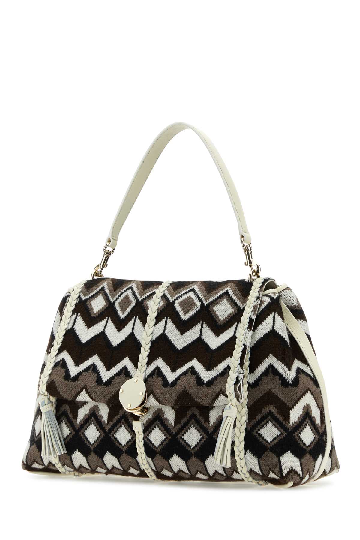 ショルダーバッグ・ポシェット CHLOE EMBROIDERED WOOL LARGE PENELOPE SHOULDER BAG Chloé Embroidered Wool Large Penelope Shoulder Bag | italist