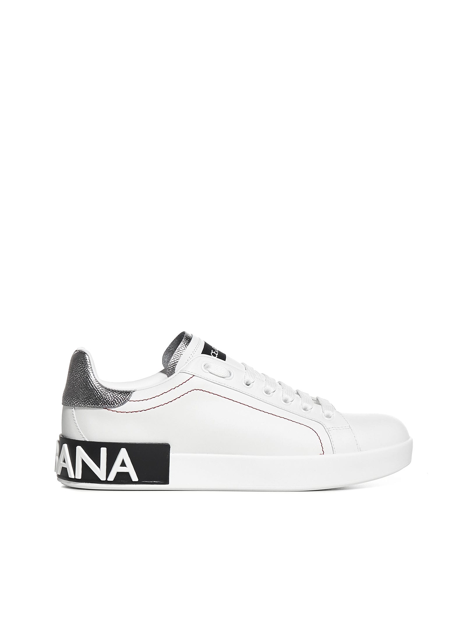 スニーカー DOLCE & GABBANA PORTOFINO NAPPA SNEAKERS Calfskin nappa Portofino sneakers in White for Men