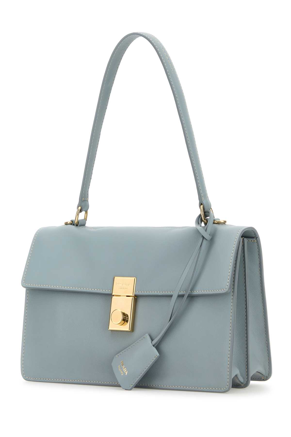 トートバッグ PRADA Powder Blue Leather Handbag Prada Powder Blue Leather Handbag | italist