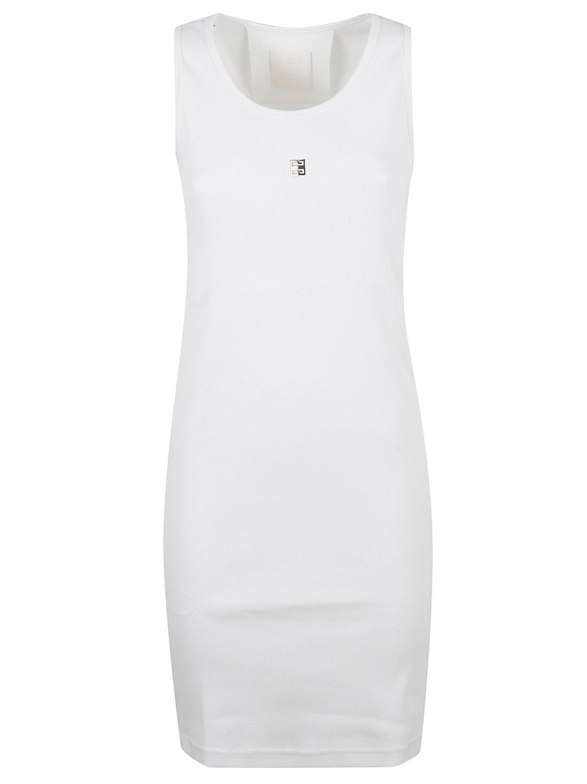 4g plaque ribbed-knit tank dress