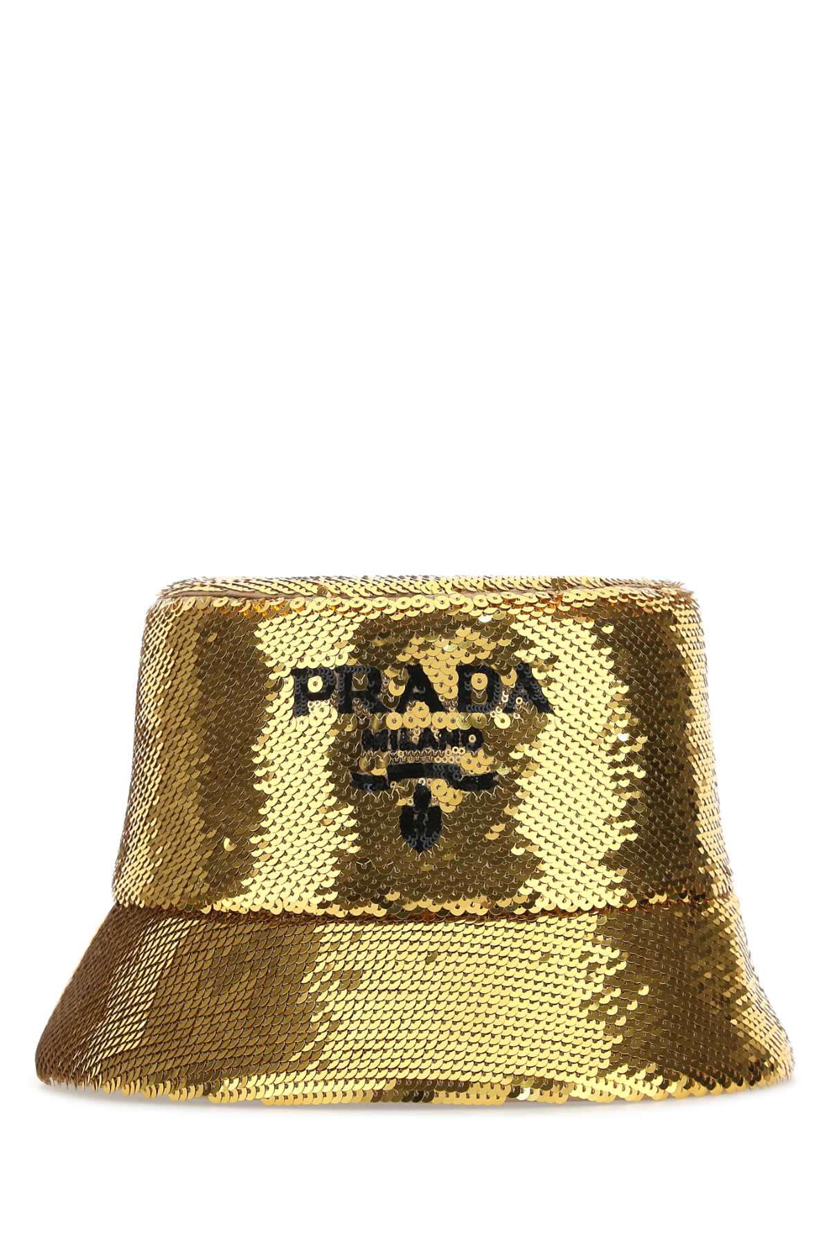 ★PRADA★ Sequin Bucket Hat Black 1HC1372D0GF0967 1HC1372D0G Sequined bucket hat in black - Prada | Mytheresa