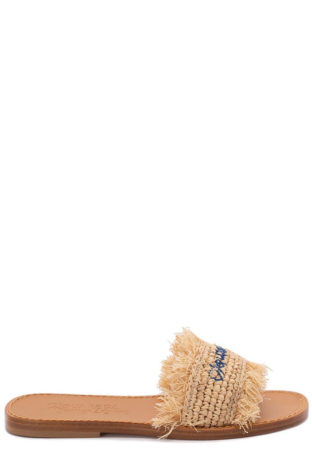 サンダル・ミュール Dsquared2 Frayed Slide Sandals Dsquared2 Frayed Slide Sandals | italist