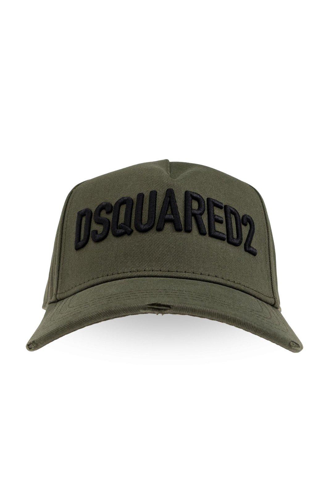 【送料&関税込】Dsquared2 Logo-embroidered Curved Peak Baseb ba56cf614c321535f19a2a59277f96