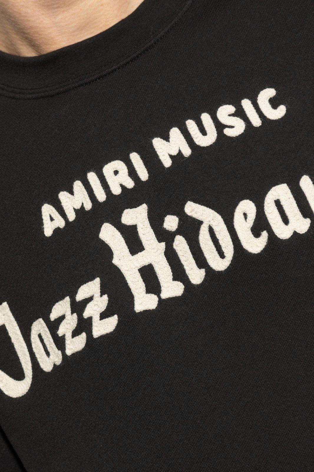 AMIRI Logo Patch Crewneck Sweatshirt | italist
