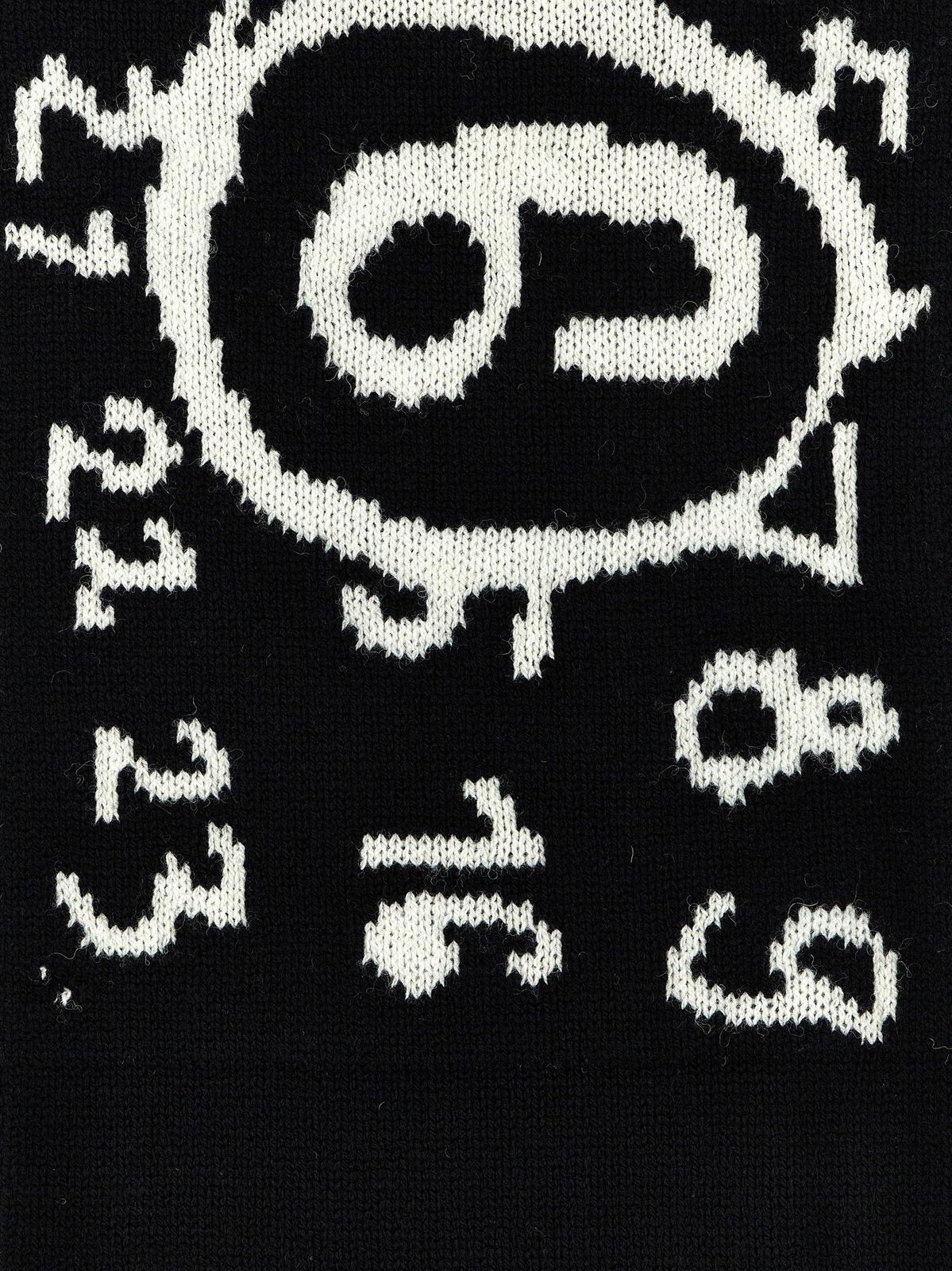スカーフ Maison Margiela FW24 SCARF WITH LOGO (S51TE0103_M13057860M) Maison Margiela FW24 SCARF WITH LOGO (S51TE0103_M13057860M