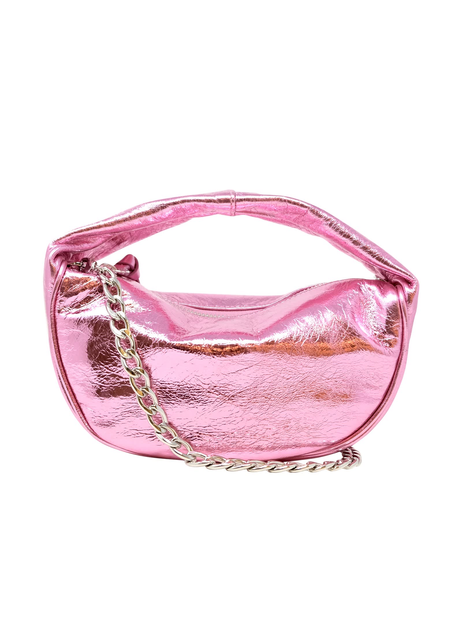 ★ NASTY FANCY CLUB★ Belted Washed Leather Bag BABY PINK F FANCY CLUB] BELTED WASHING LEATHER BAG (BABY PINK) F25QE990