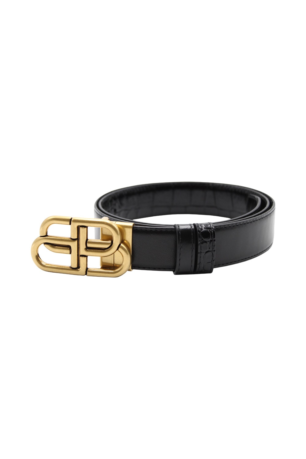 Balenciaga Women's Slim Leather Belt