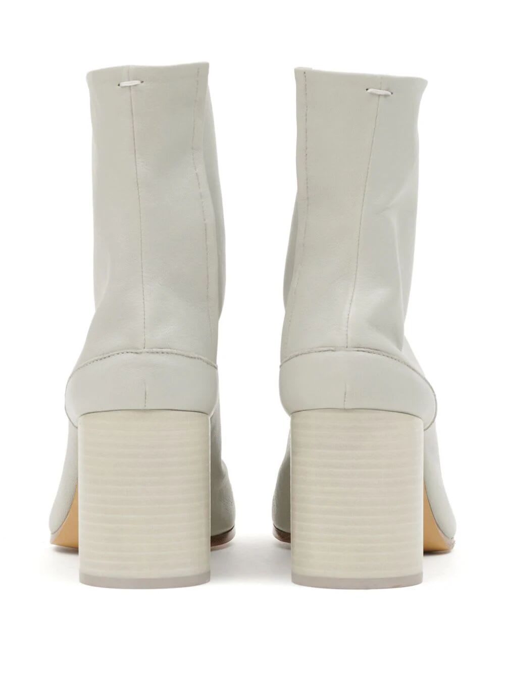 Maison Marglela tabi レザーブーツ ハイヒール 38