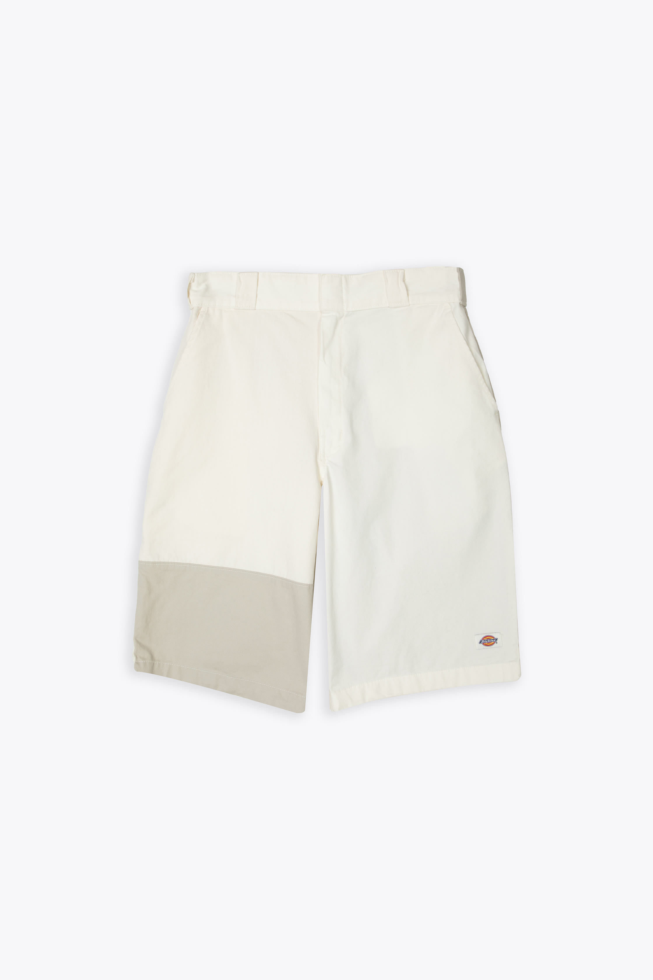 爆買いセール ディッキーズ Dickies eddyville colour block shorts in off white メンズ 