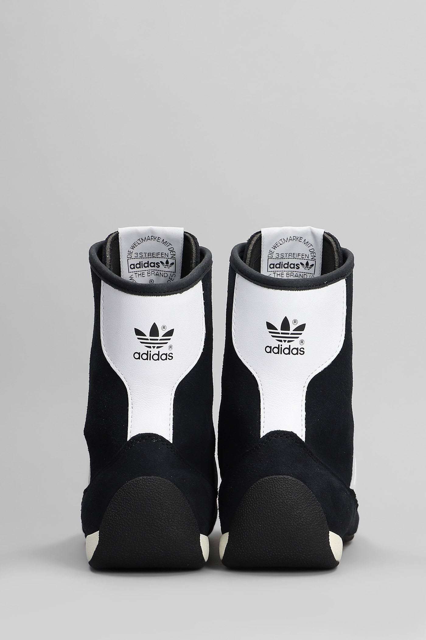 【送料&関税込】Adidas Rasant Mid Sneakers In Black Suede Adidas Rasant Mid Sneakers | Black | FARFETCH