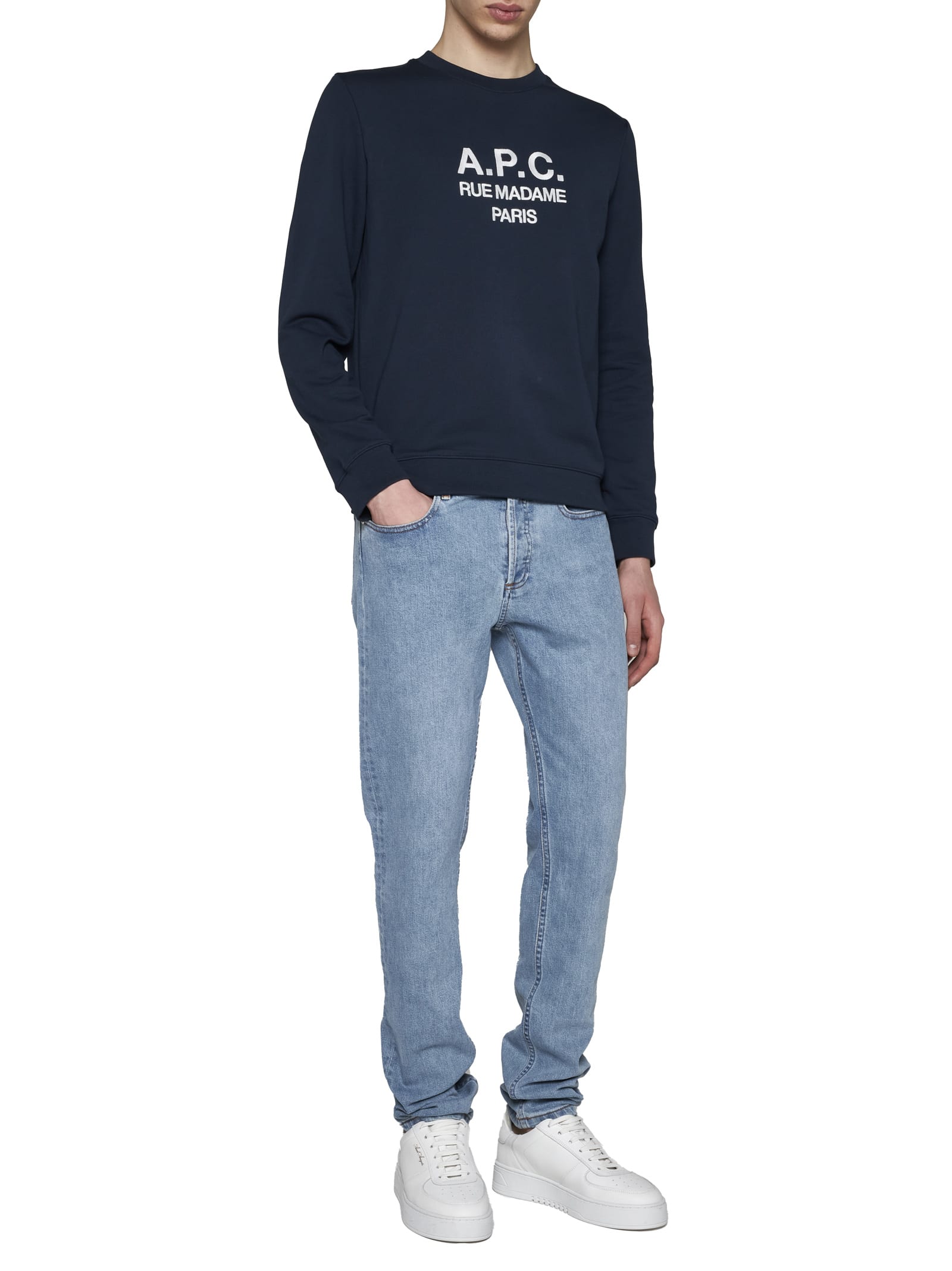 ★【A.P.C.】 Rufus Logo Sweat Shirt★ A.P.C. Rufus Logo Sweatshirt | italist