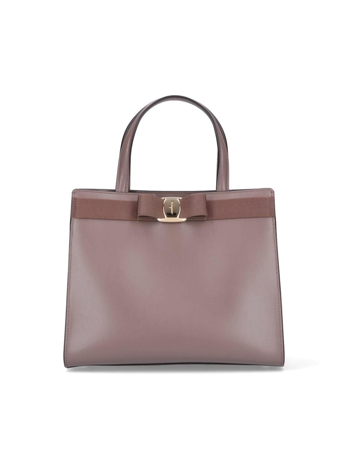【SALVATORE FERRAGAM】VARA BOW TOTE BAG Salvatore Ferragamo Vara Bow Smooth Leather Tote - Tote Bags
