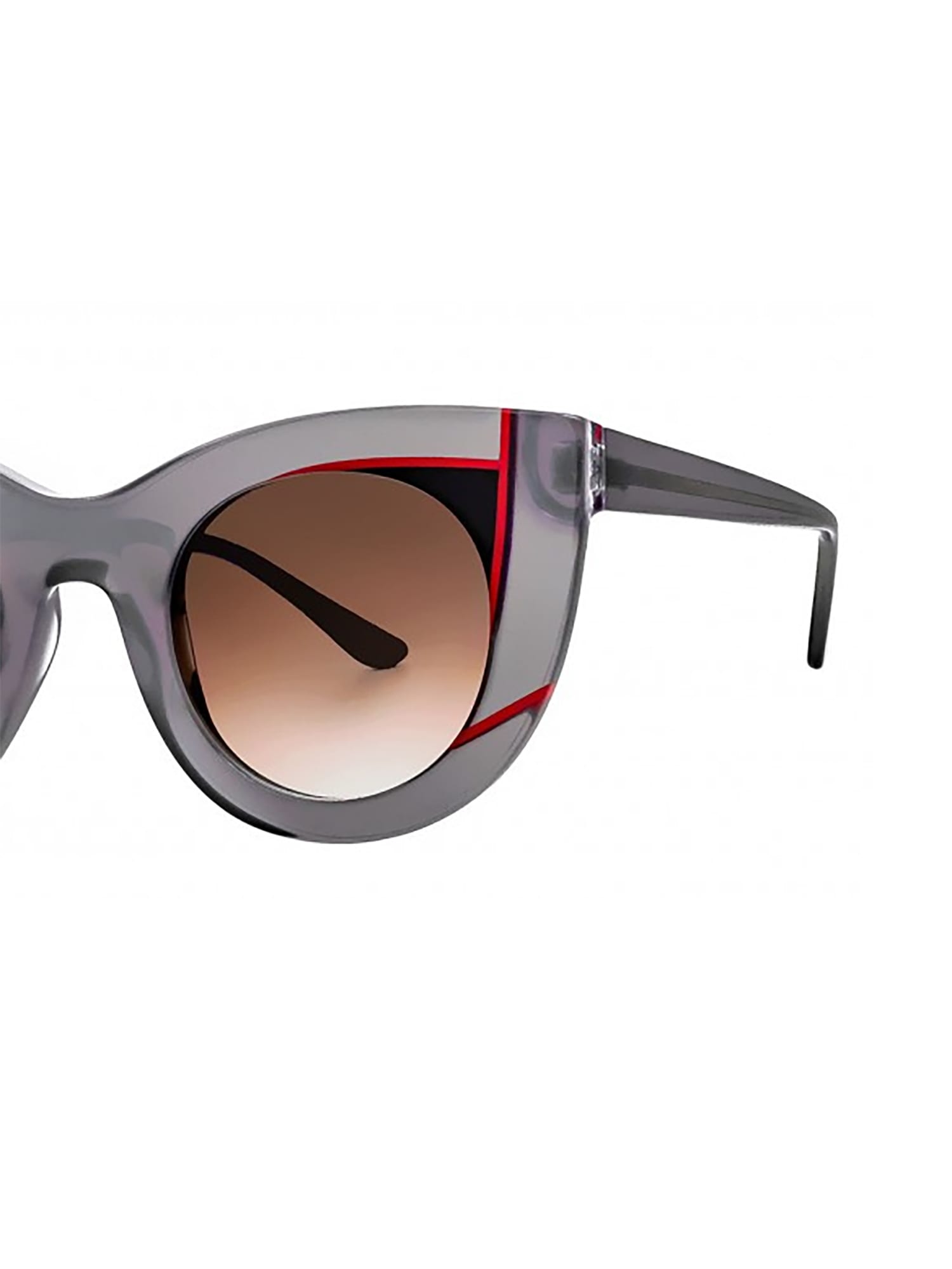 サングラス THIERRY LASRY Woman Sunglasses Transparent WAVVVY 01 Thierry Lasry WAVVVY Cat Eye Sunglasses for Women – THIERRY