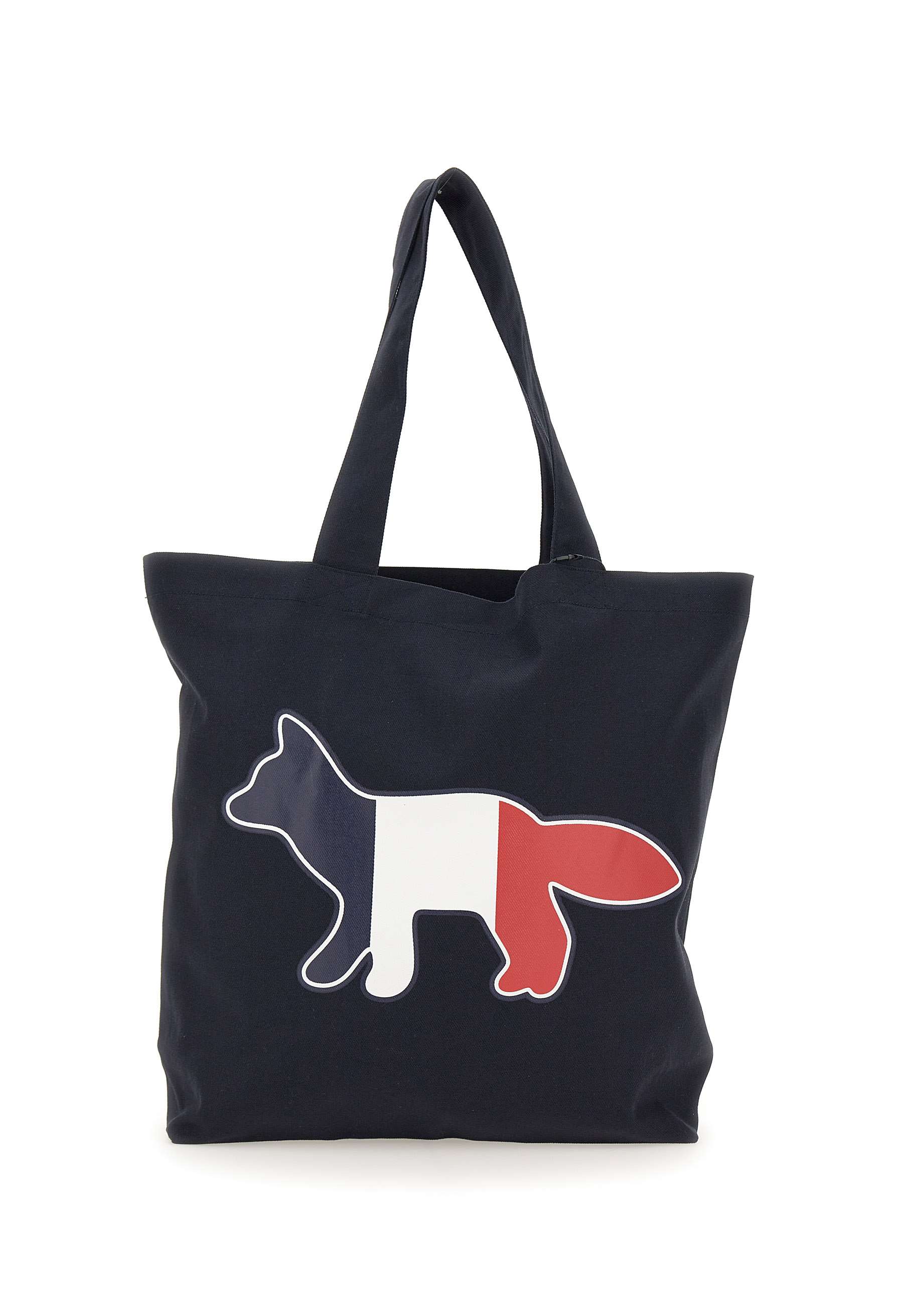 ☆人気☆【MAISON KITSUNE】☆Tricolor Fox Tote Ba.g Navy☆ Maison Kitsuné 
