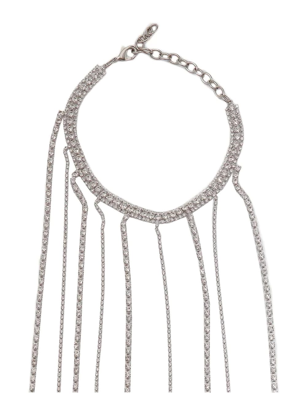 Silvia Gnecchi Silver-colored Necklace With All-over Applied