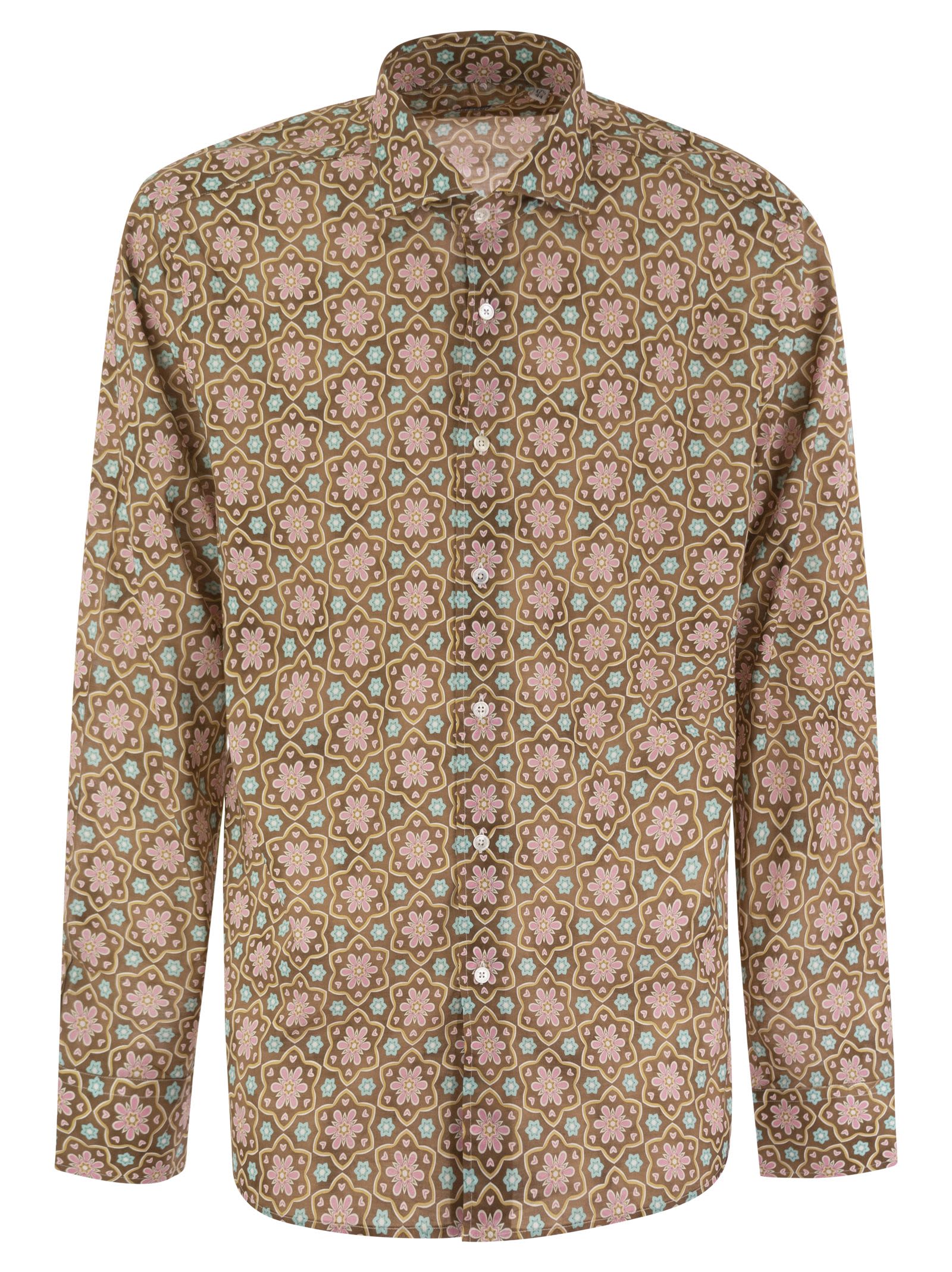 Tシャツ・カットソー Fedeli Printed stretch cotton voile shirt Fedeli Printed Stretch Cotton Voile Shirt | italist, ALWAYS