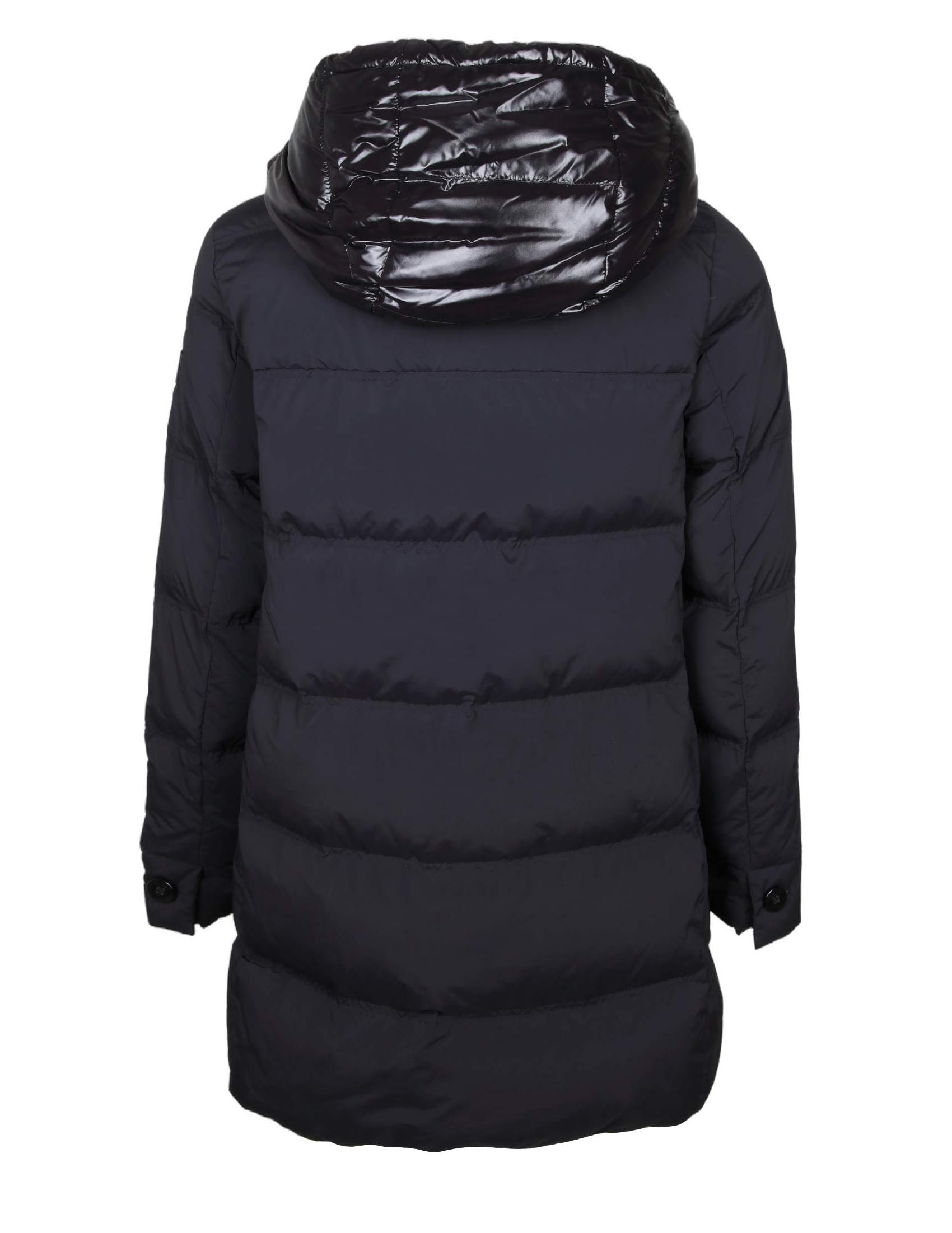 Peuterey Unix Ml Bmat Double Fabric Down Jacket Black Color