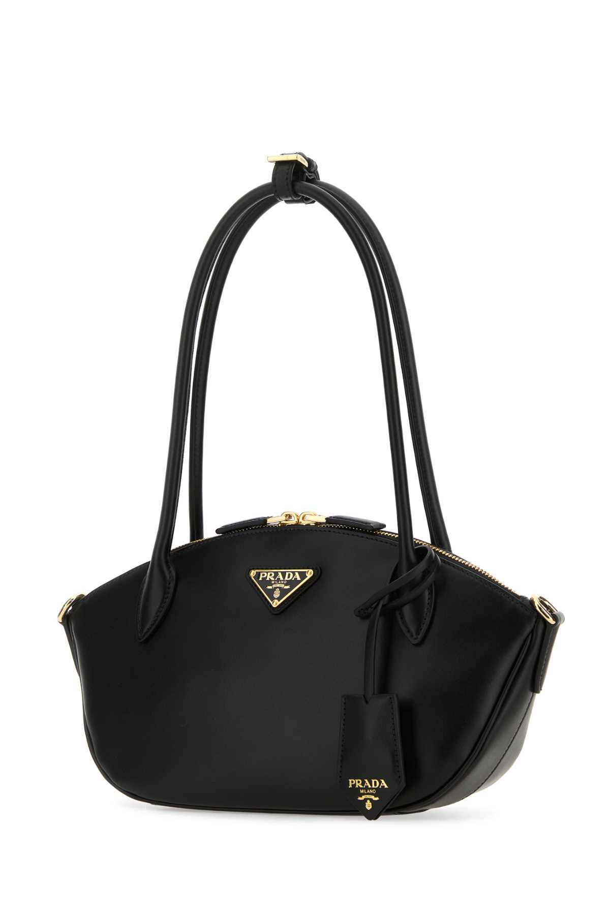 ハンドバッグ PRADA 1BC170_2DKV_F0572 LEATHER HANDBAG Prada Black Leather Small Handbag | italist