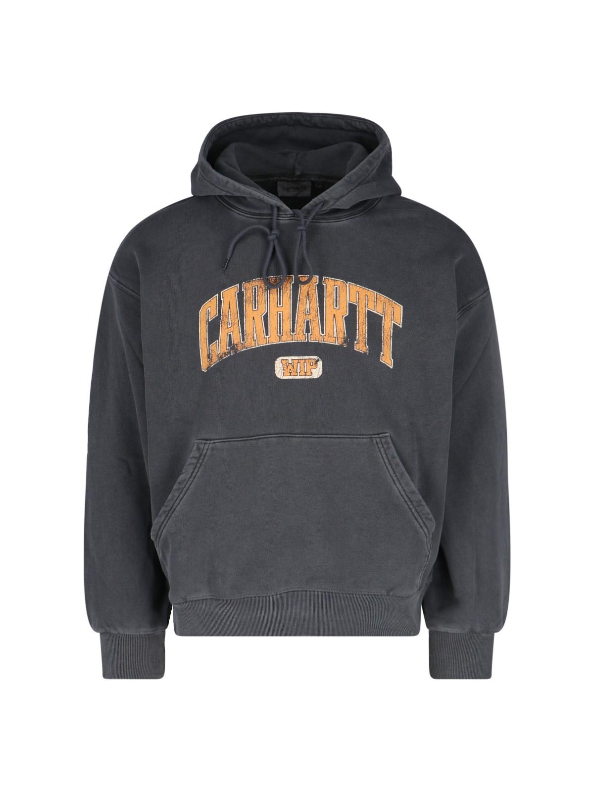 【Carhartt】HOODED LIBRARY SWEATSHIRT R5831 Carhartt WIP - Hooded Library Sweatshirt - Black (Garment